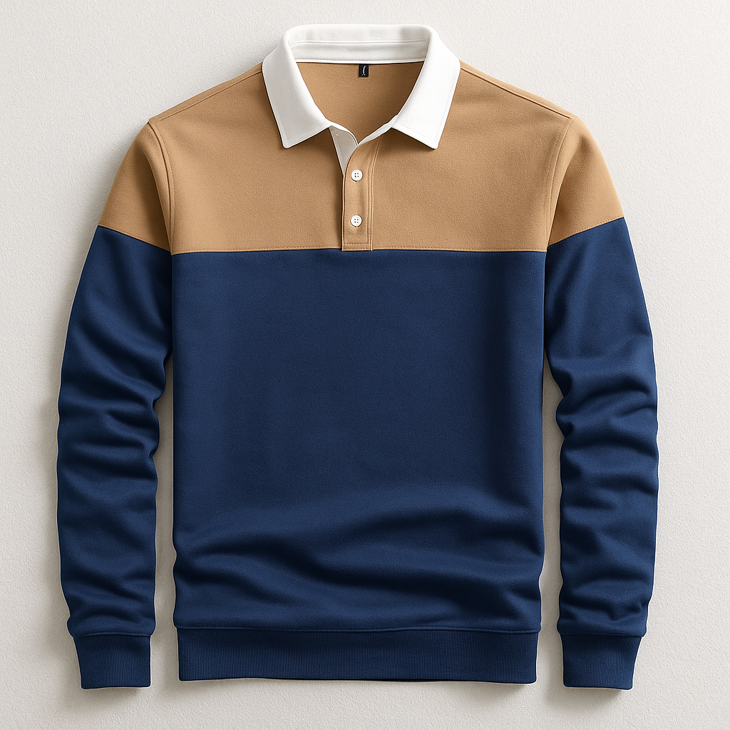 Long-Sleeve Rugby Polo