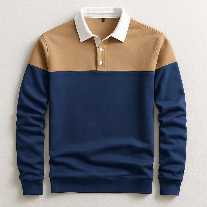 Long-Sleeve Rugby Polo