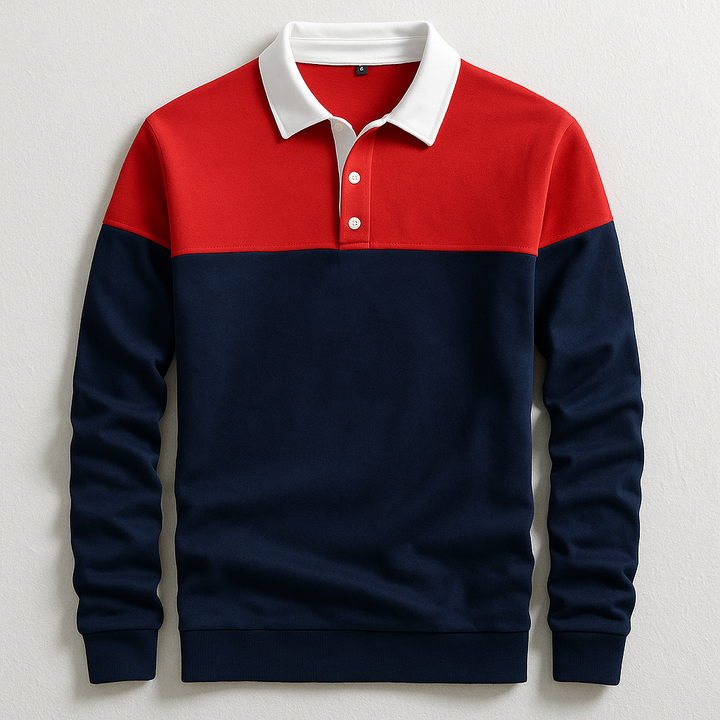 Long-Sleeve Rugby Polo