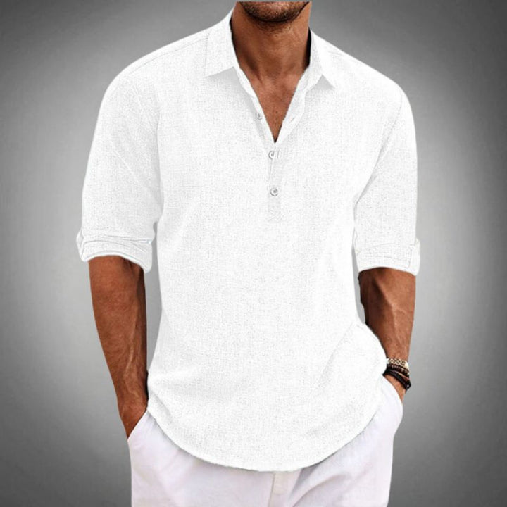 Linen Henley Shirt