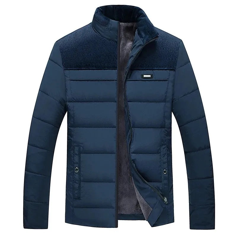 Fleece-Lined Padded Jacket
