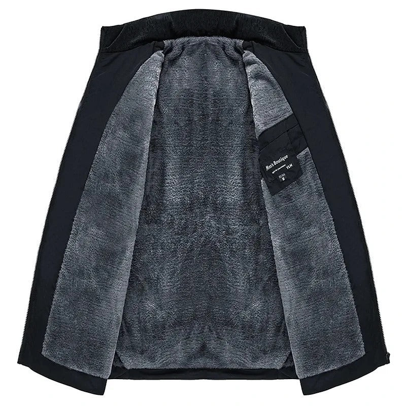 Fleece-Lined Padded Jacket
