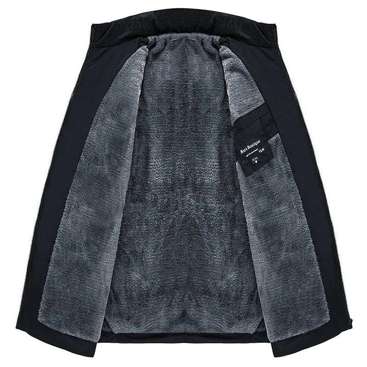 Fleece-Lined Padded Jacket