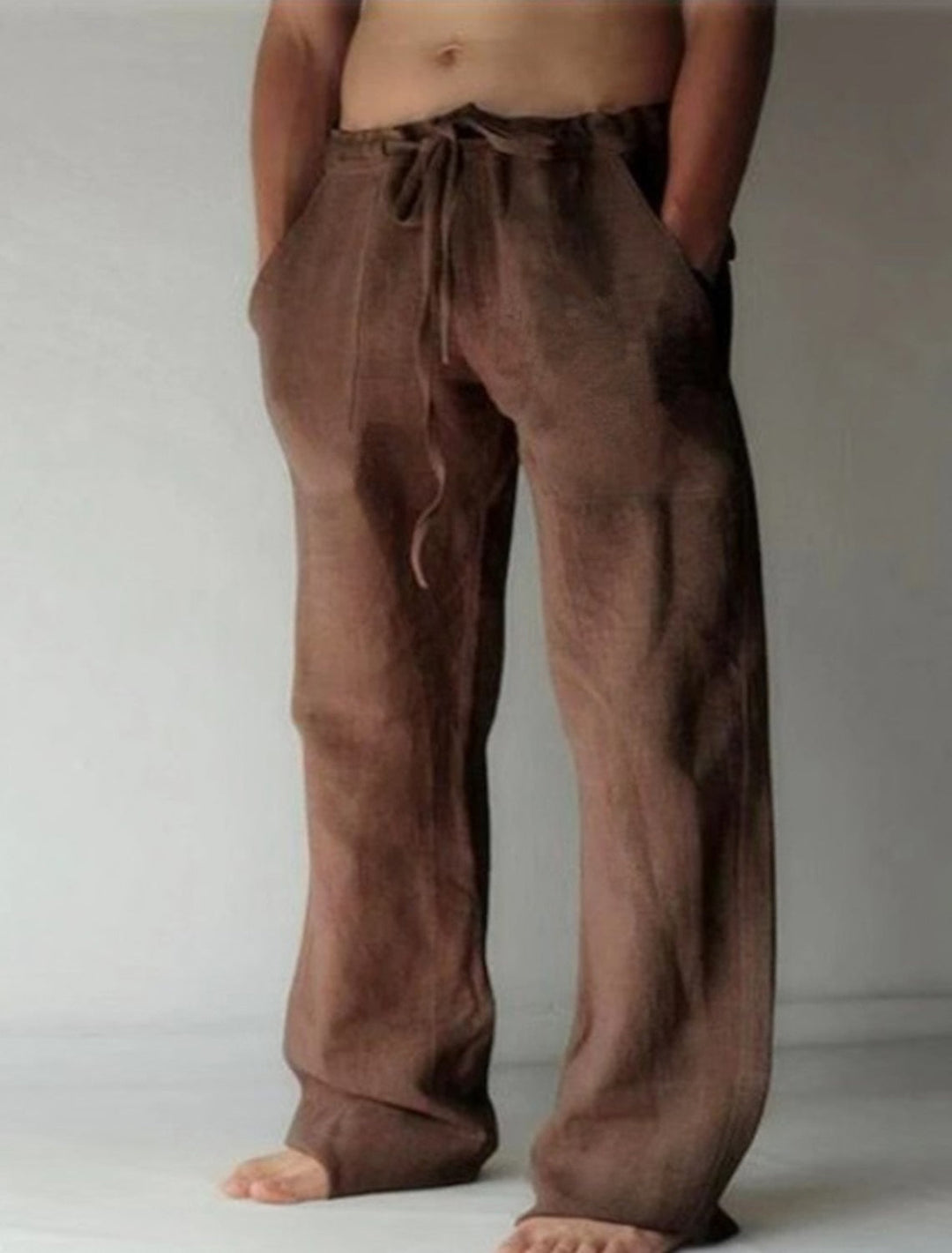 Premium Linen Wide Leg Trousers