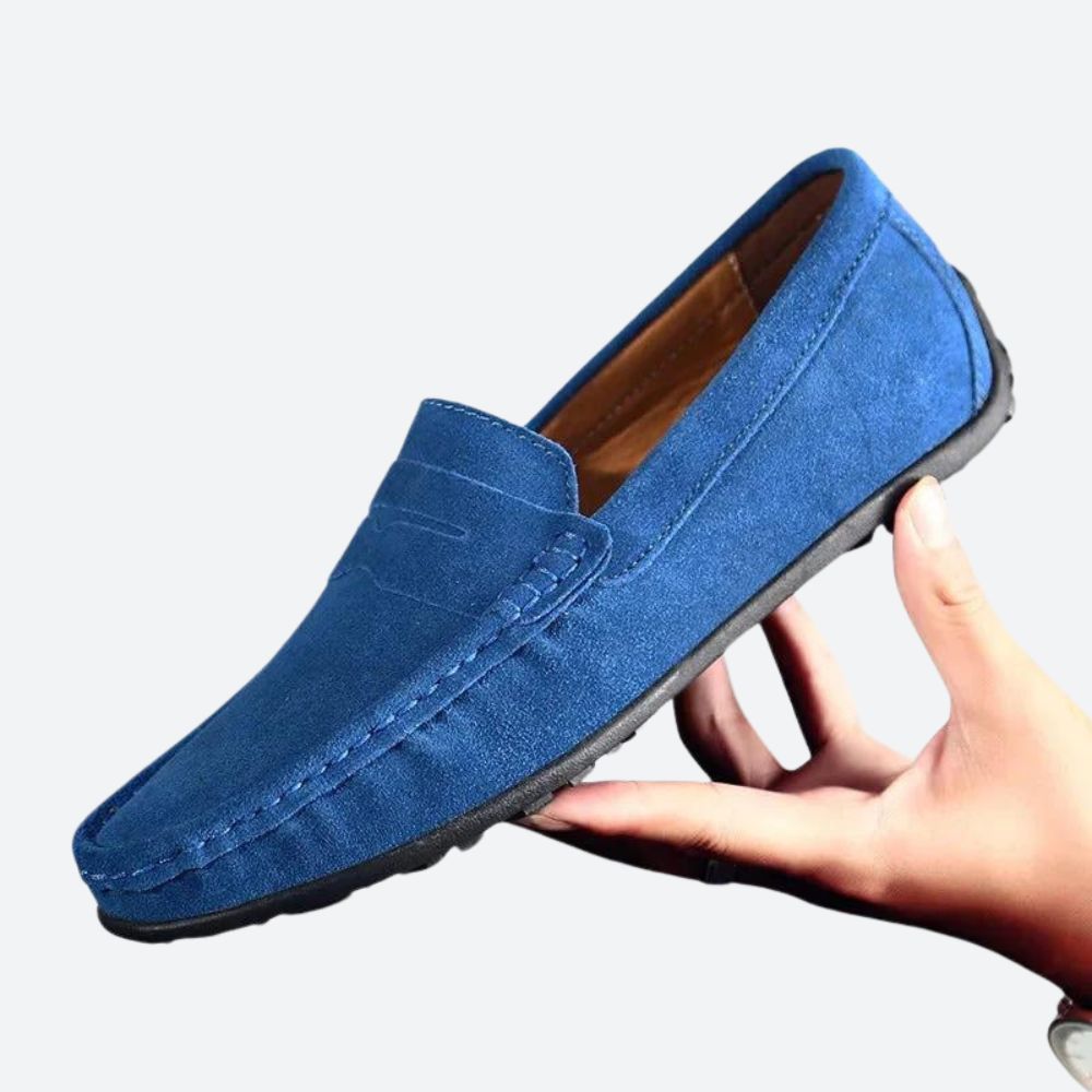Suede Driving Loafers