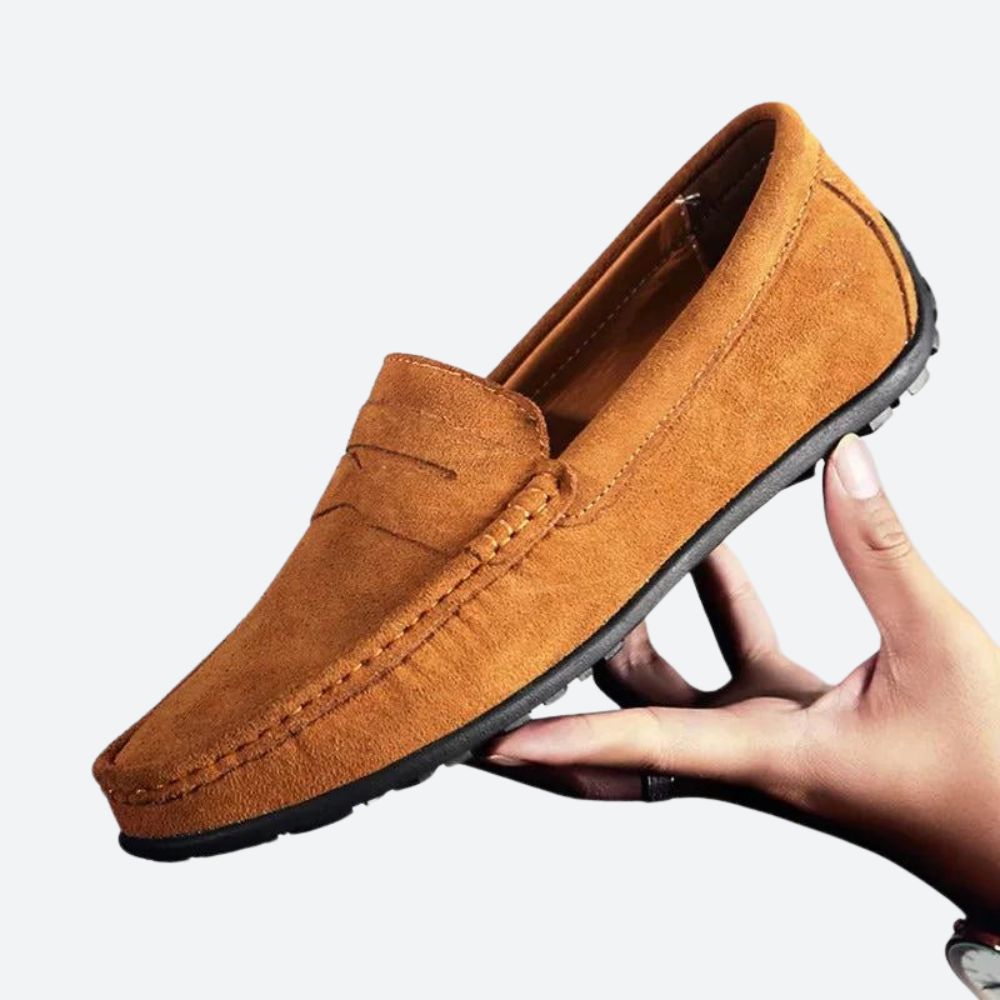Suede Driving Loafers