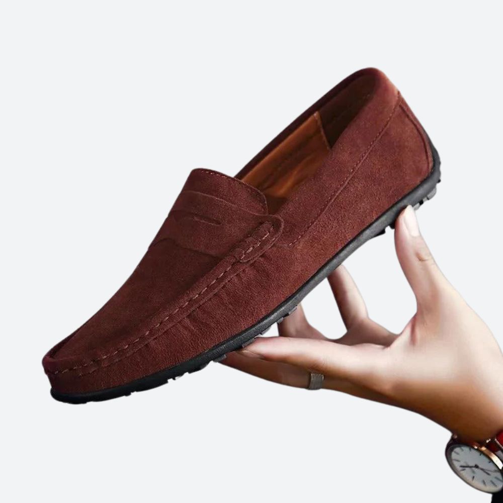 Suede Driving Loafers
