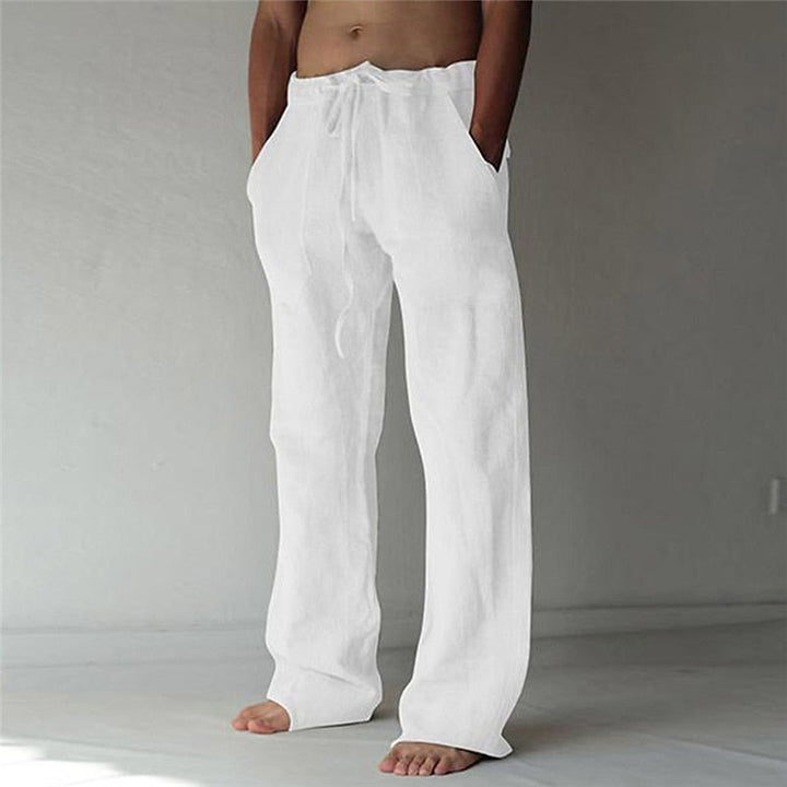 Premium Linen Wide Leg Trousers